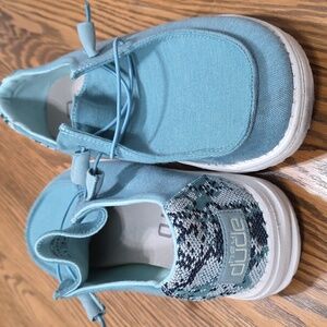 HeyDude Sea Blue Wendy Style Womens Shoes